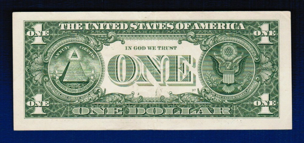 2017 $1 Trinary FRN–Serial # G44492299C–Error Note–98% Condition–Circulated