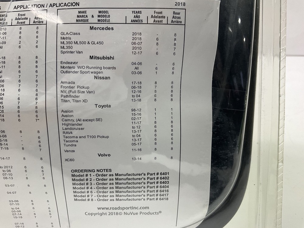 Roadsport 6416 Pro Fit Splash Guards Mud Flaps