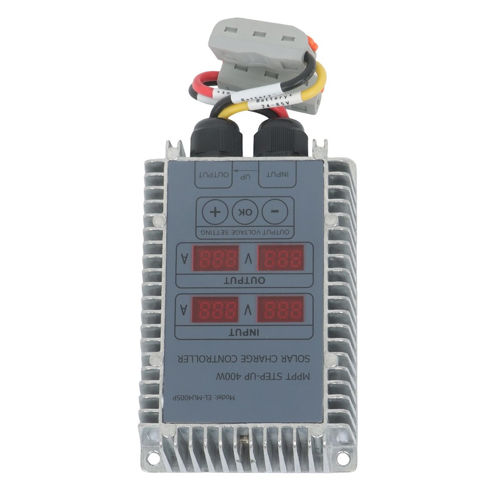 LABLT Waterproof Solar Panel Regulator Boost MPPT 24‑85V LED Display Adjustable