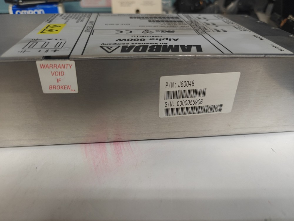 Lambda J60048 Alpha 600W Power Supply CA600 , 7990296TU