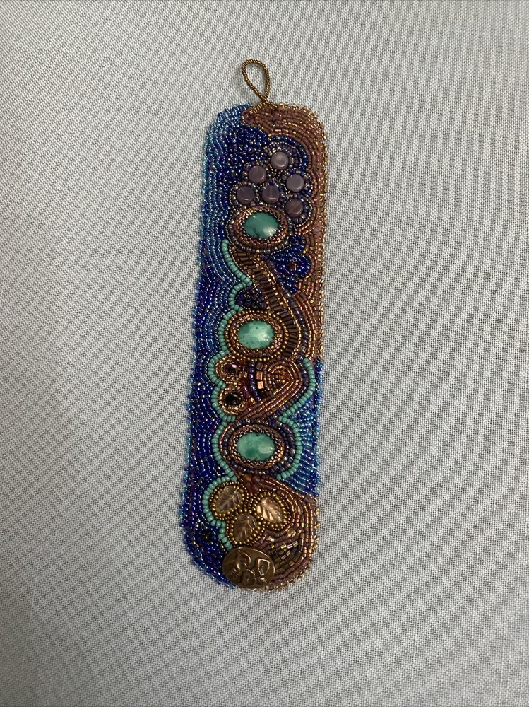 Unique Artisan Seed Beed & Gem Encrusted Bracelet