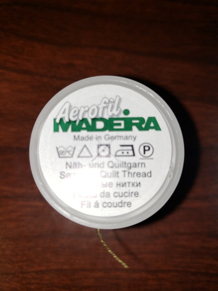 5 SPOOLS Madeira Aerofil Snap Spool Polyester Thread- 100M #9124/9565 BLUE