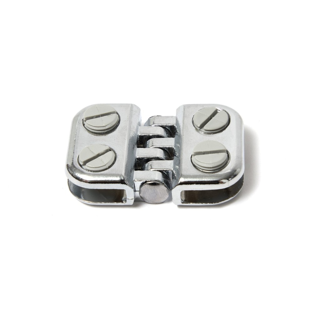 Chrome Metal Hinge for Drum Shields and Drum Panels Durable & Secure Hinge