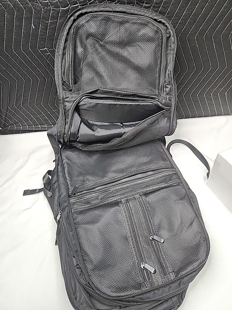 SP Black Backpack /lots Of Space
