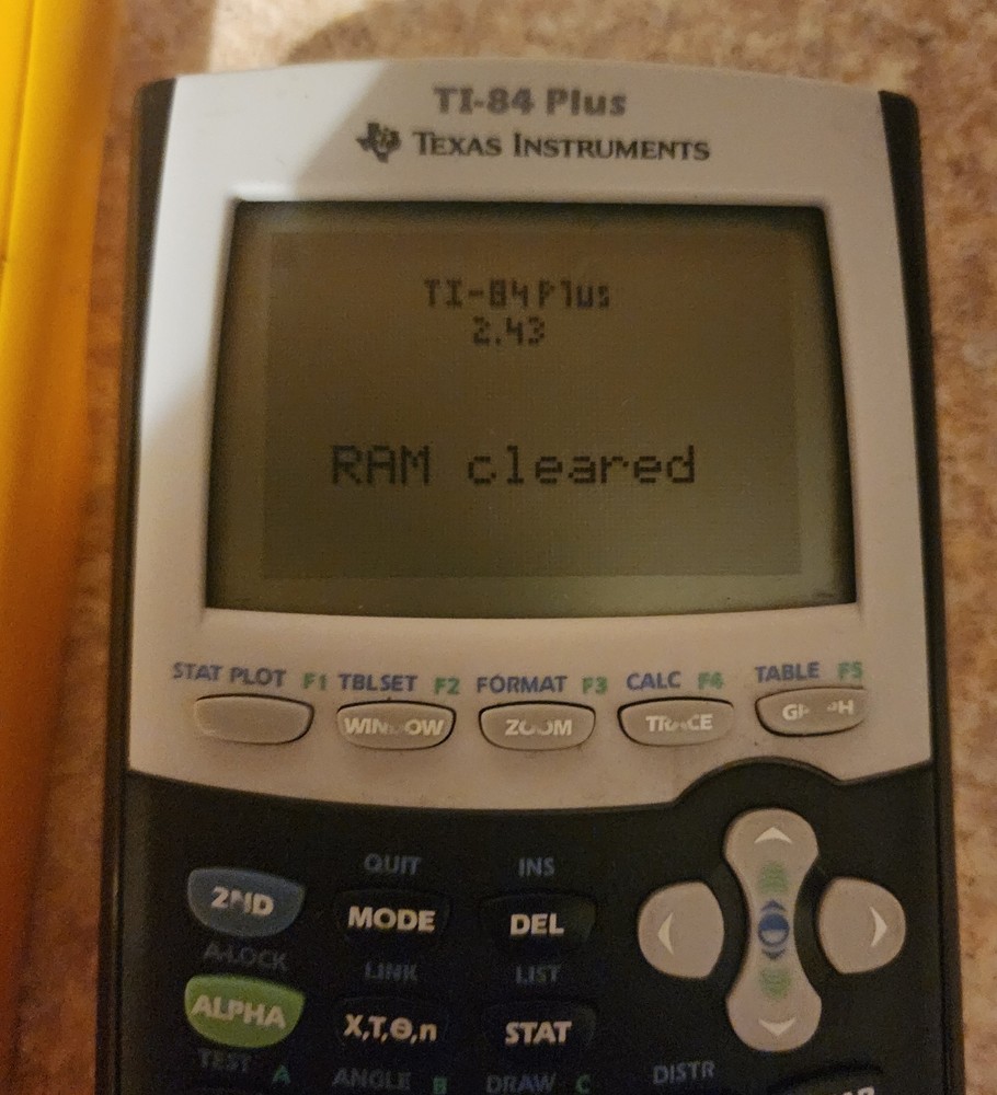 Texas Instruments TI-84 Plus Graphing Calculator Black/Yellow