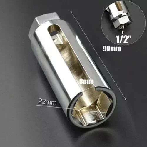 O2 Oxygen Sensor Socket Thread Chaser Set 2PCS O2 Sensor Wrench Removal Tool Kit