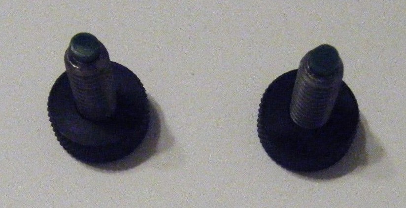 Davis Double Knob Mount replacement knobs-5/16"-18 thread-Black