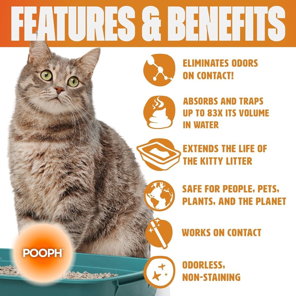 Litterizer Cat Kitty Litter Box Civilizer 16oz Dismantles Neutralizes Odor Eater