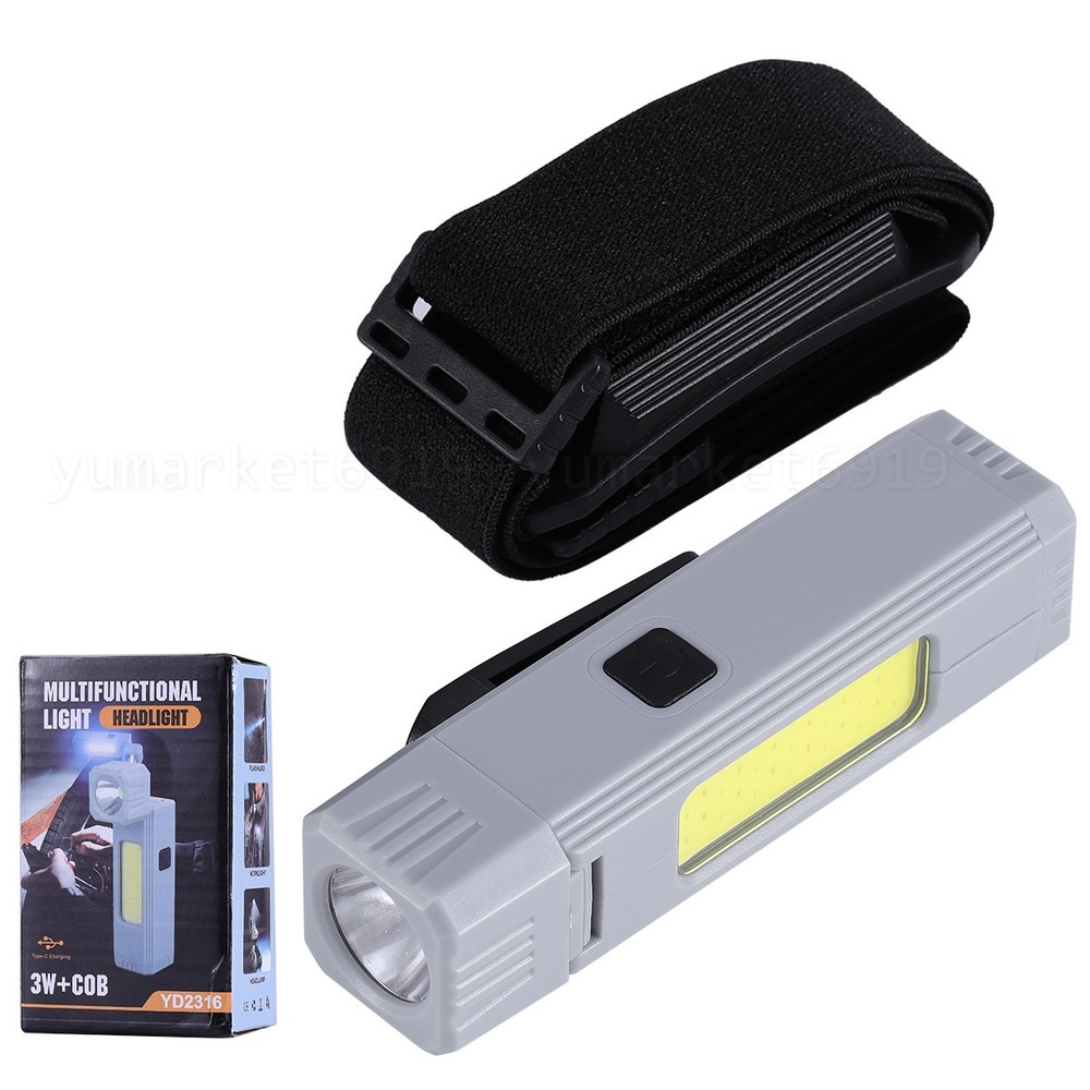 USB Rechargeable Waterproof LED Headlamp Headlight Head Light Flashlight 3 Modes