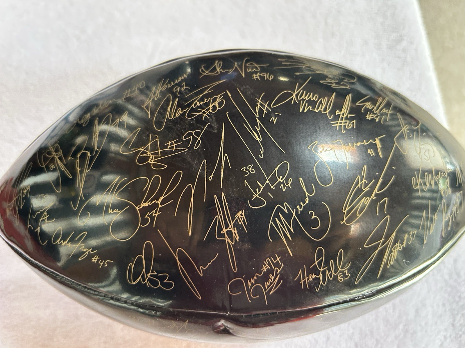 2005 TEAM SIGNED STEELERS FOOTBALL