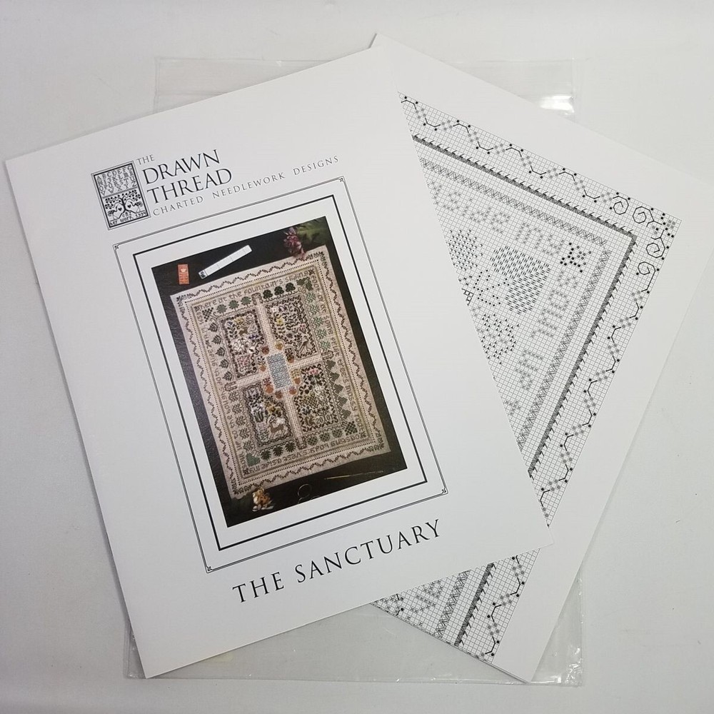 The Drawn Thread The Sanctuary Needlepoint Sampler Pattern 170 x 222 Stitch