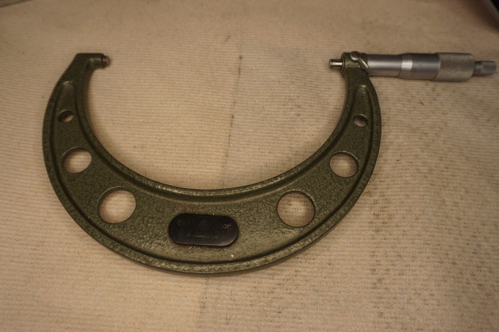 Mitutoyo Outside Micrometer 5-6" Range, .0001" Graduation Used