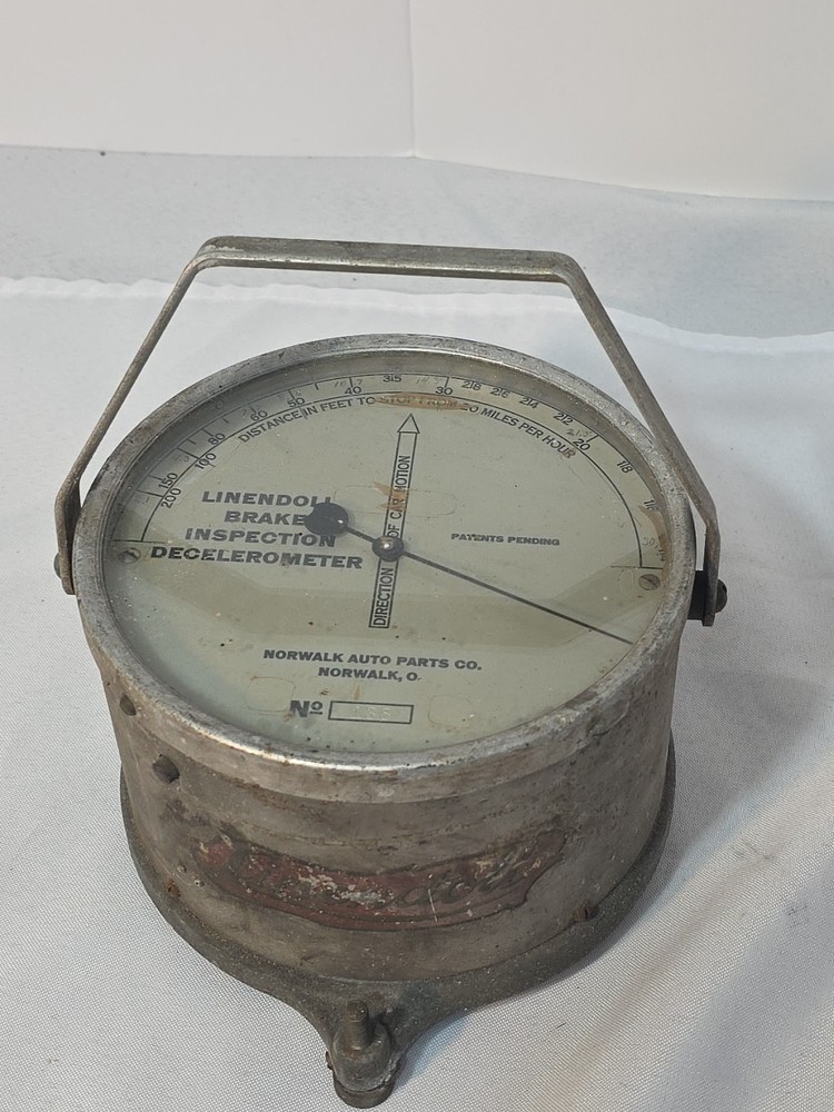 vintage Linendoll brake inspection decelerometer