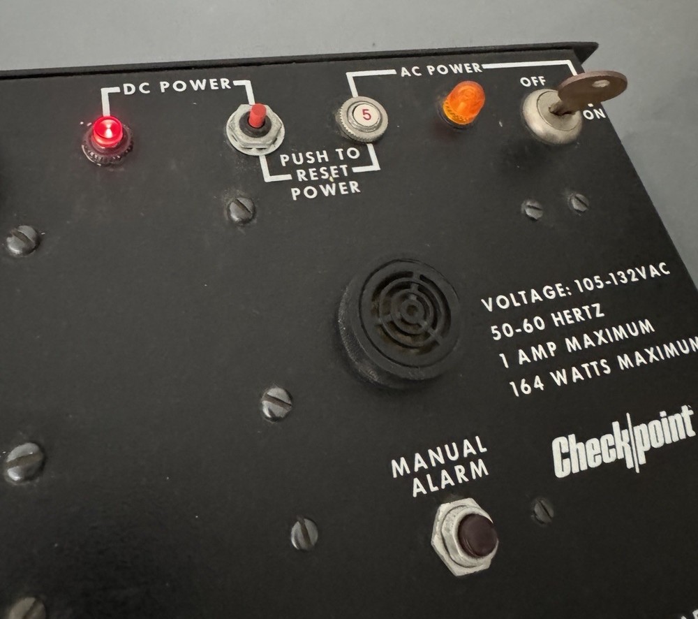 CheckPoint Vintage Security Control Panel Module Power Supply Unit Box