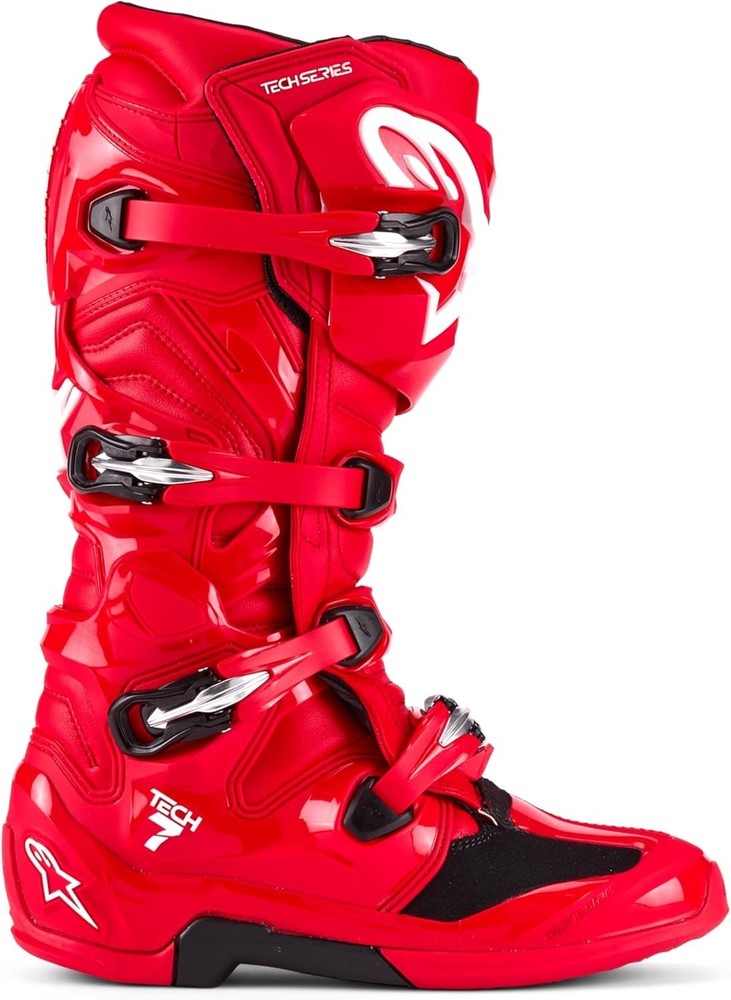 ALPINESTARS TECH 7 BOOT - BRIGHT RED - SIZE 7 - 3410-3270