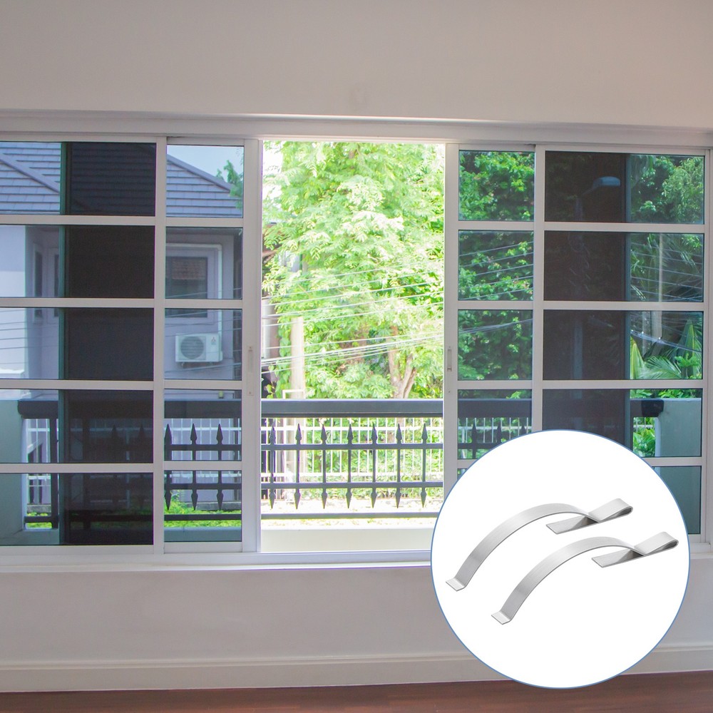 20Pcs Window Screen Tension Spring Corner Mount Flat Window Spring Clips