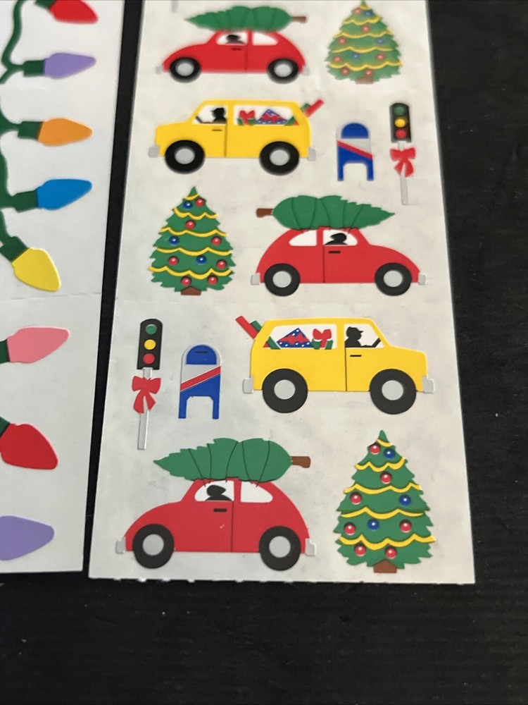 Vintage Mrs. Grossman’s CHRISTMAS Sticker Strips