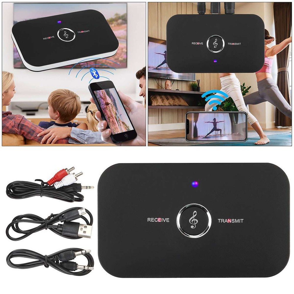 Bluetooth Transmitter & Receiver Wireless Adapter For Home stereos/speakers