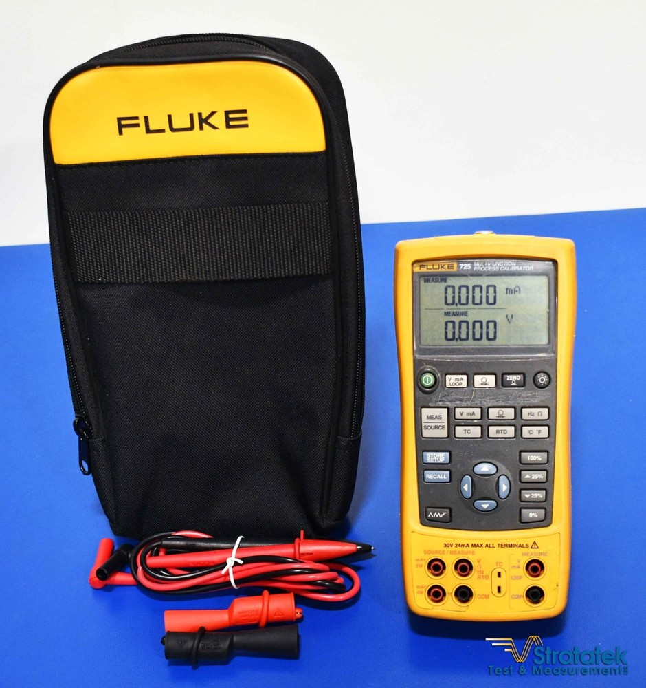 Fluke 725 Multifunction Process Calibrator - NIST Calibrated with Data