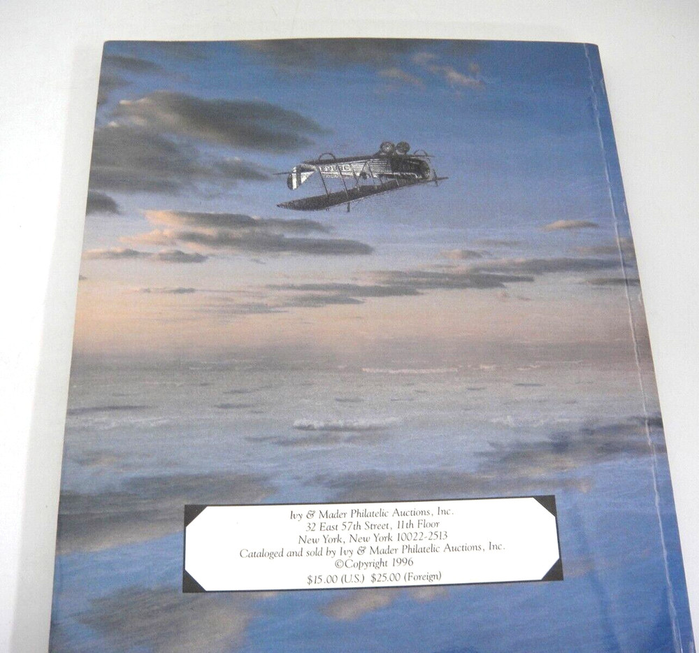 Ivy Stamp Auction Catalog 1996 Errors Plate Blocks State Duck Stamps Covers