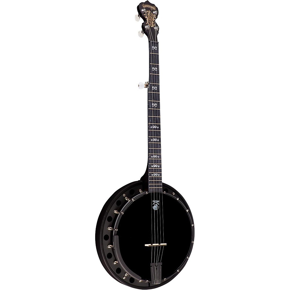 Deering Goodtime Black Head 5-String Banjo Natural