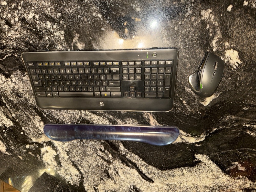 Logitech K800 wireless keyboard and mouse