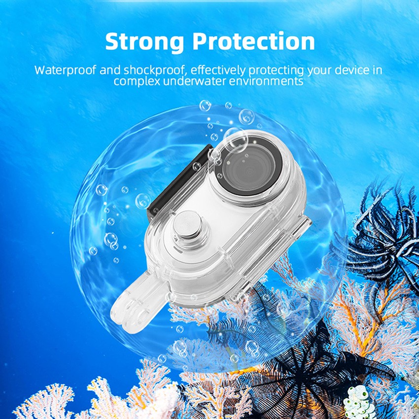 Thumb Camera Waterproof Case 40m Diving Protective Case for Insta360 GO 3/3S