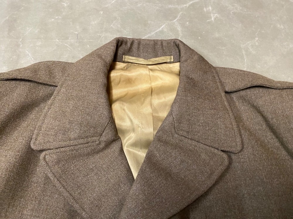 ORIGINAL WWII US ARMY OFFICER MAJOR M1944 CLASS A IKE JACKET- XSMALL 36R