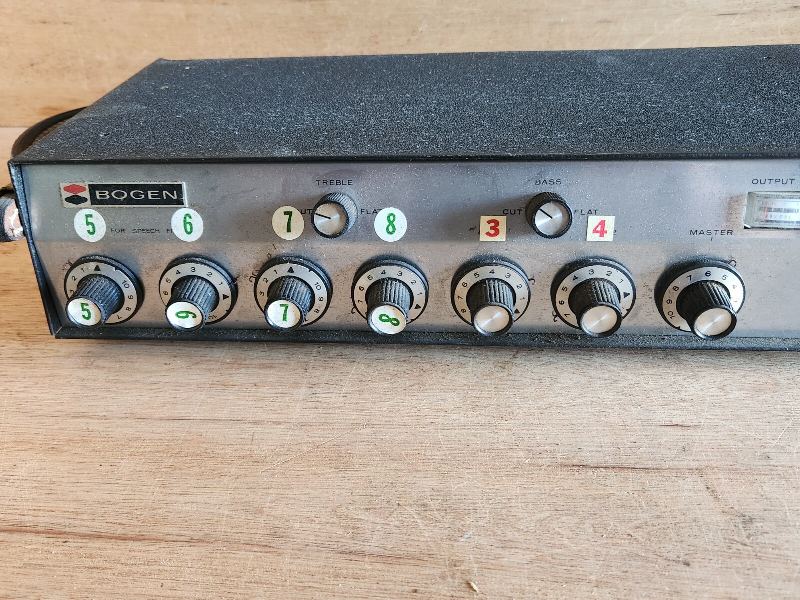 Bogen MTM Transistor Mixer Preamplifier Parts Repair A-86 Vintage USA Untested