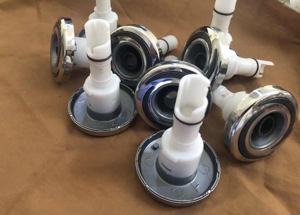 (9) Cal Spas 2” Directional Jet Inserts 2.5” Stems