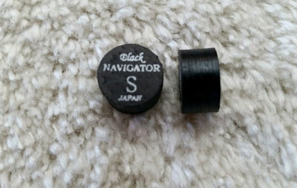 FREE SAME DAY SHIPPING (1) Navigator Black SOFT Pool Cue Tip