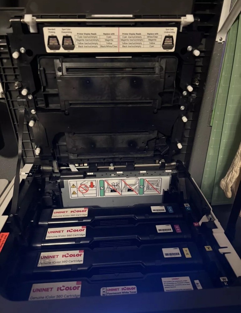 Uninet  iColor 540 White Toner Printer with RIP software