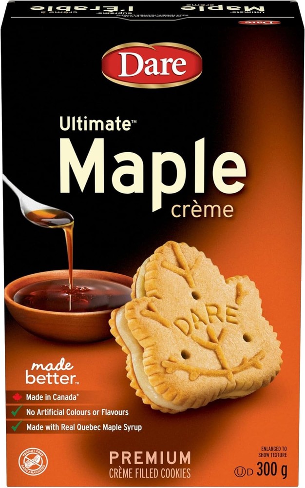 Dare Ultimate Maple Creme Cookies from Canada