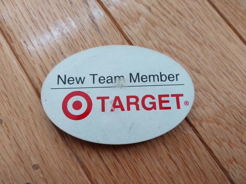 Target New Team Member Badge - Vintage