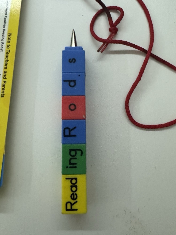 Learning Resources Reading Rods Phonics Activity Blocks 60CT - Cards - Rod Pen