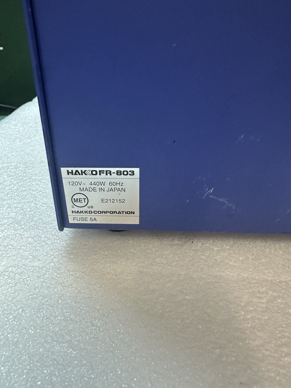 Hakko FR-803 Hot Air SMD Rework Station – Digital PCB Repair / Desoldering Tool.