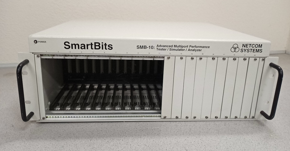 NetCom SMB-10 SmartBits Network Analyzer With Power Cord (No Modules)