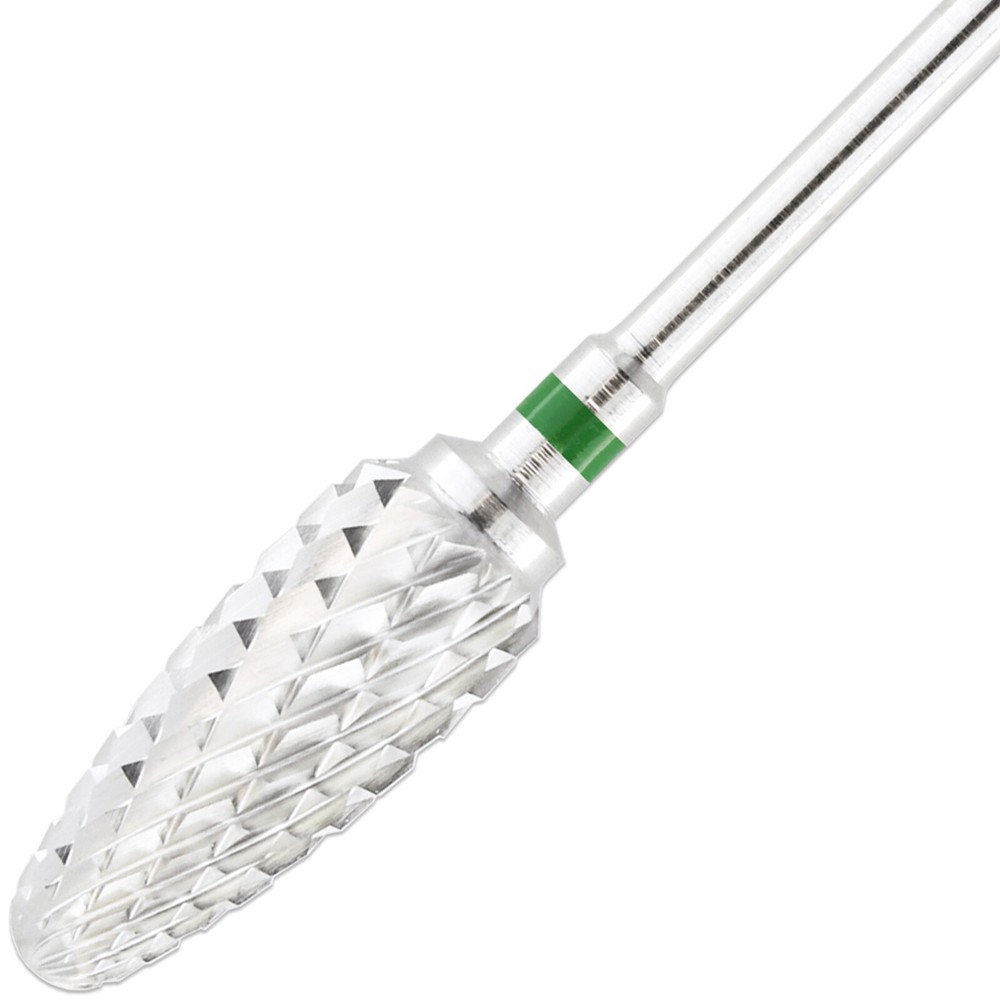 Professional Silver Flame Nail Drill Bit Coarse Grit