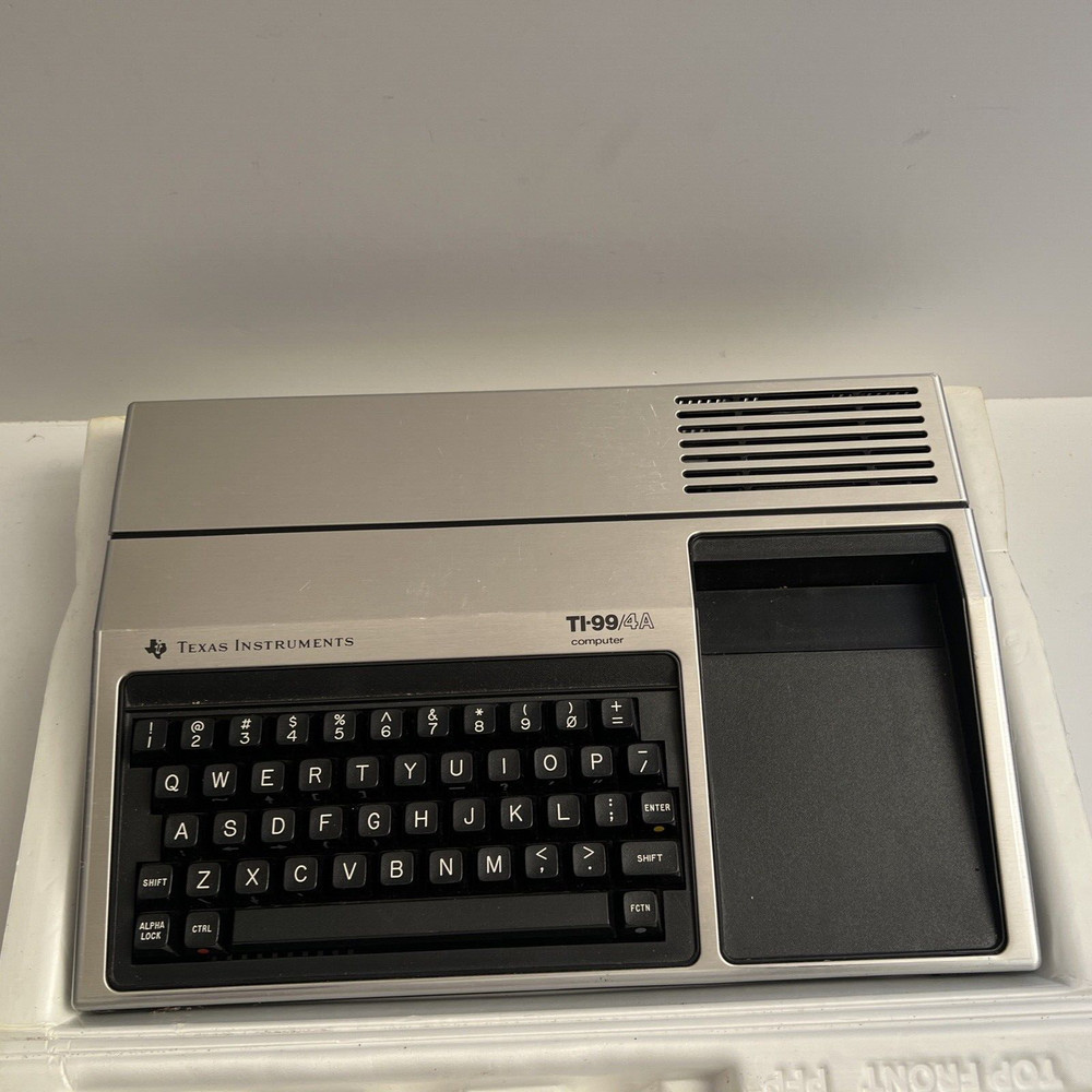 2) Texas Instruments TI-99/4A Computer w/ 1 Power Supply & Manuals Untested