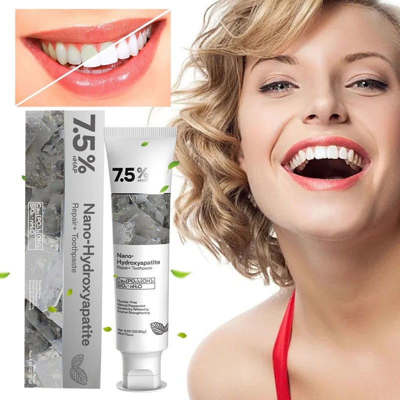 7.5% Hap Nano-Hydroxyapatite Toothpaste Remove Deep Clean For Sensitive Teeth