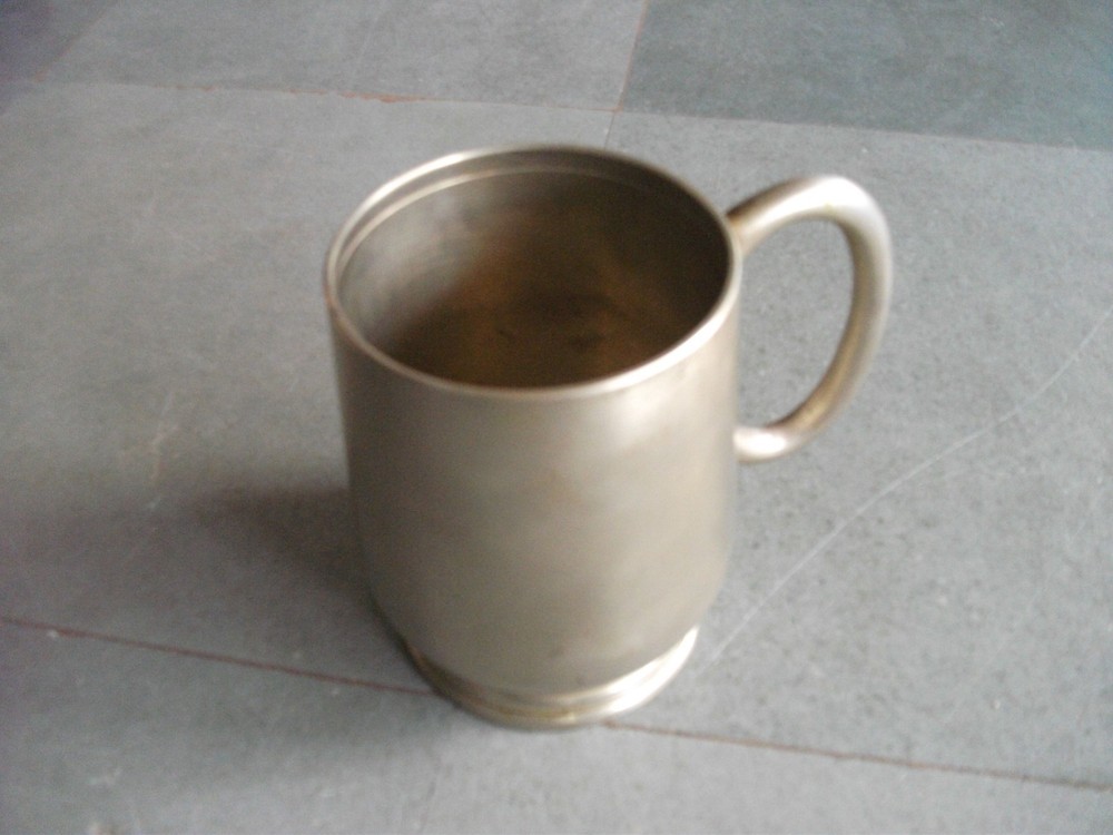 Vintage Brass Handcrafted Solid Unique Shape Cup, Collectible