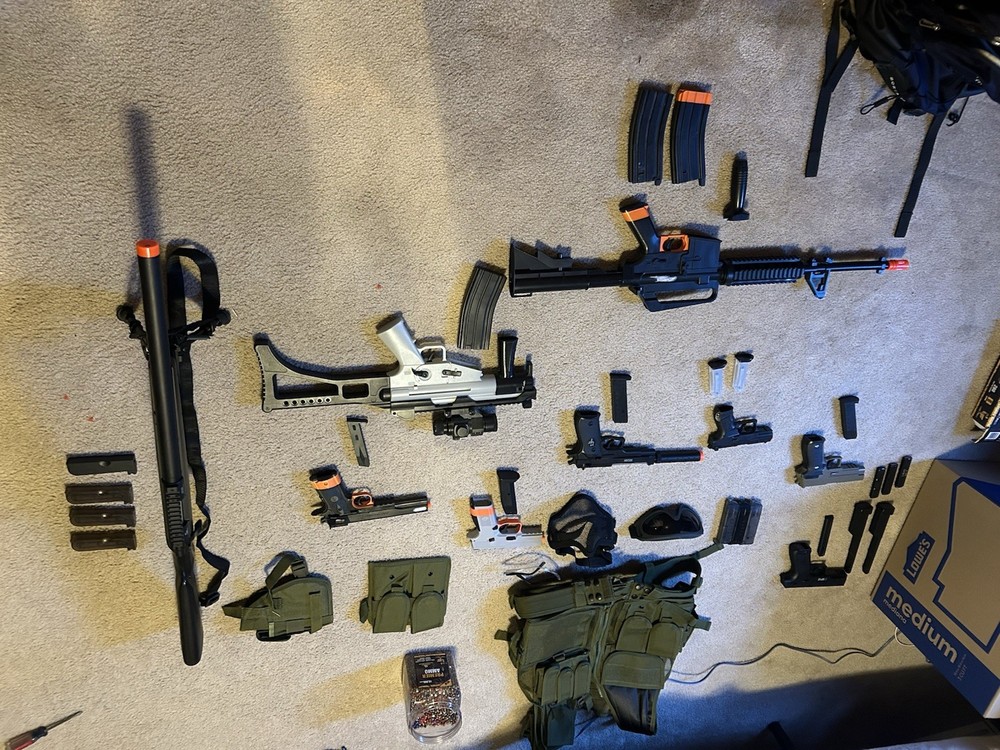 Airsoft Gun Pack relisting for buyer