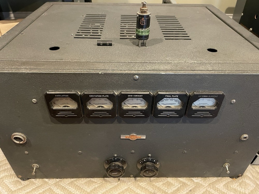 Collins 32RA AM Plate Modulated Transmitter, HF 1.5-15 MHz, UNTIL 4/25, $1700