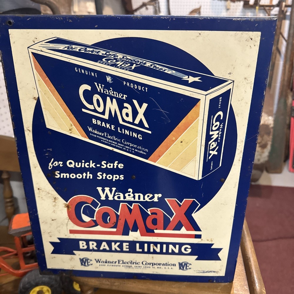 Comax Brake Lining Cabinet Advertising
