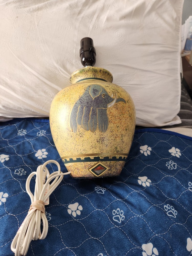 Safari Theme Lamp Table Lamp EUC No Shade
