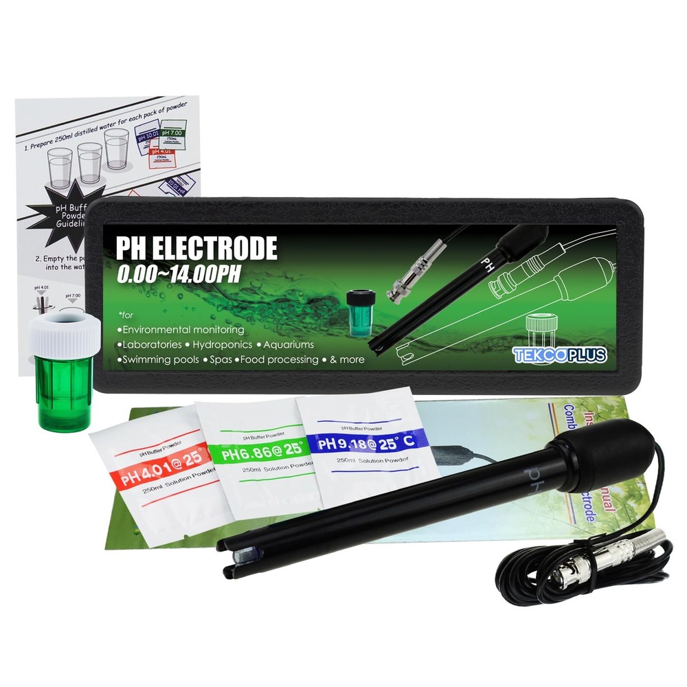 014 Ph Electrode Probe Ph Meter With Replacement Bnc Connector And 300cm Cable S