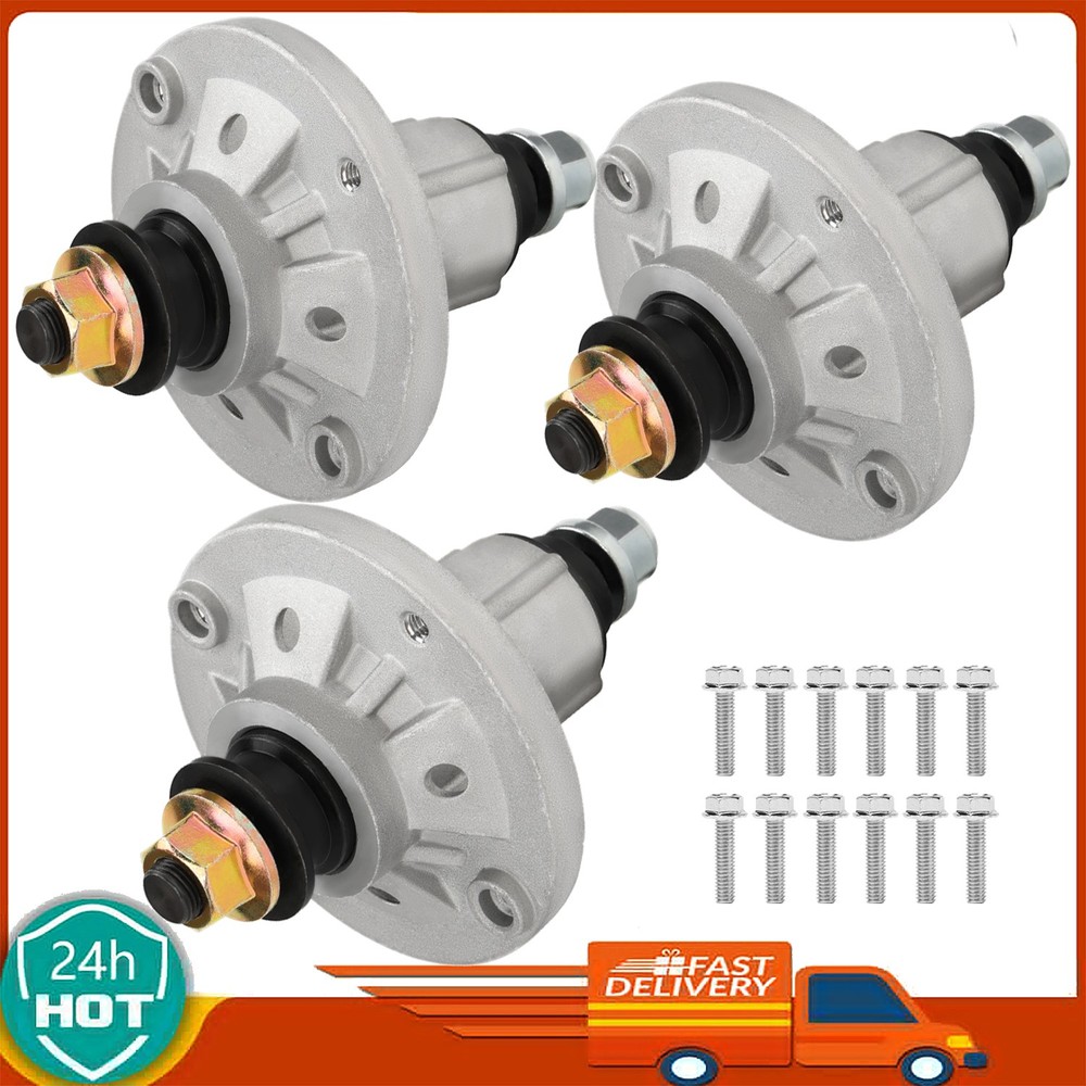 3 x Spindle Assemblies for John Deere D170 E140 E150 E160 E170 AUC15811 48" 54"