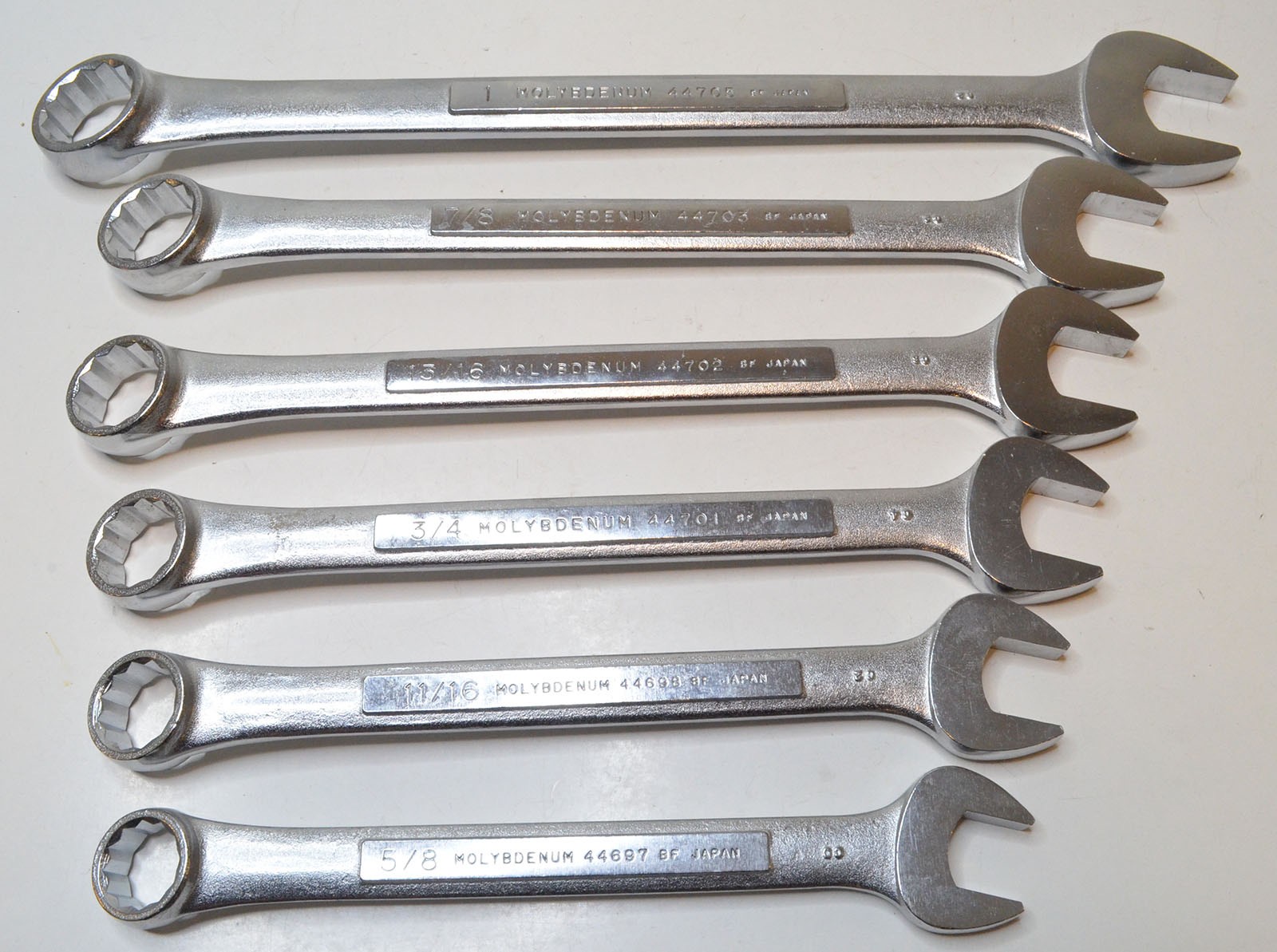 Vintage Craftsman 12pc Inch-SAE 12 Point Combination Wrench Set - Japan