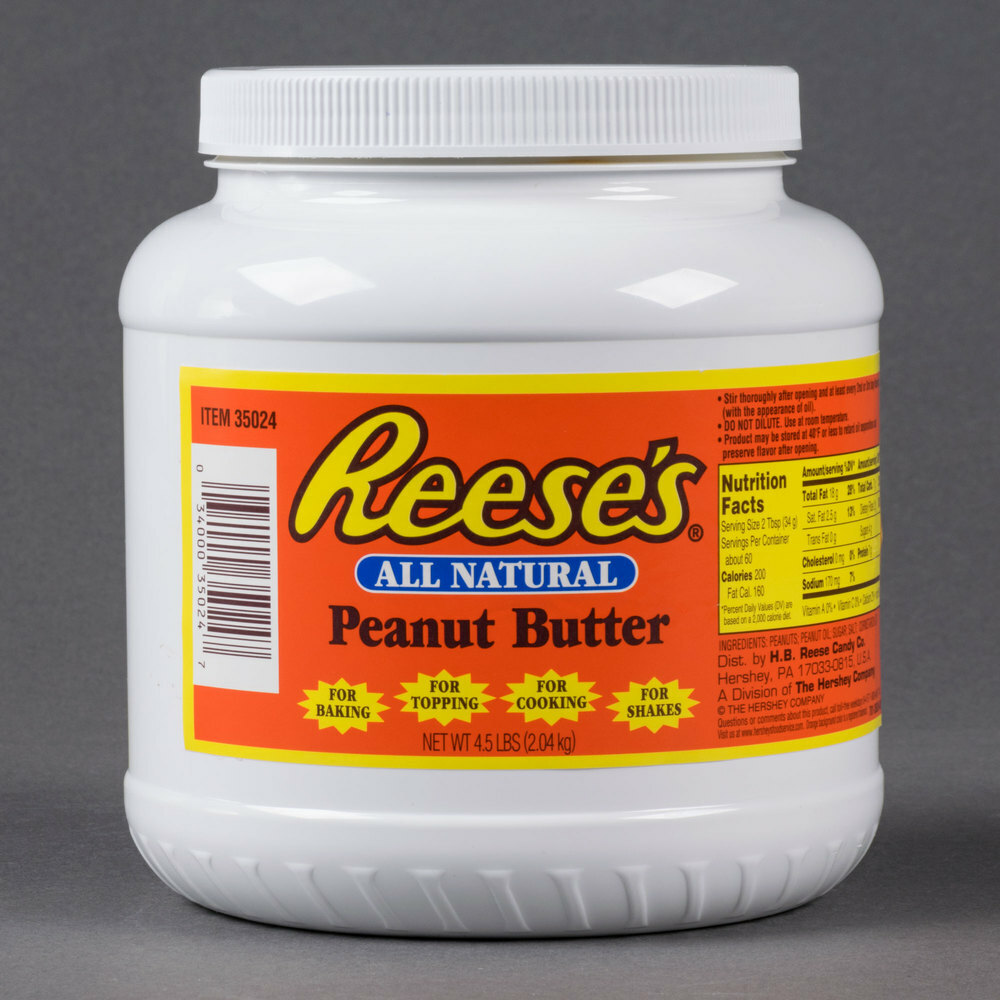 REESE'S 4.5 lb. Peanut Butter Sauce Jar (select type below)