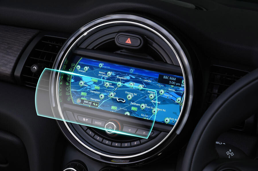 Crystal Clear Screen Protector for 2015 Mini Convertible Vehicle Navigation